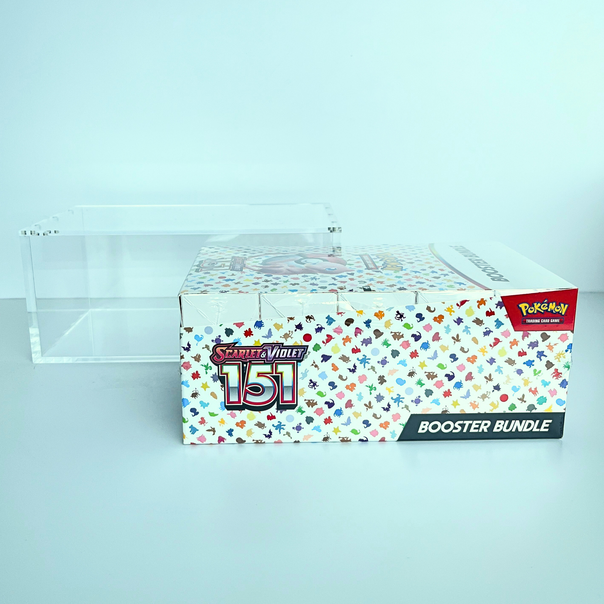 Pokémon TCG 151 Booster Bundle Display with Acrylic Case