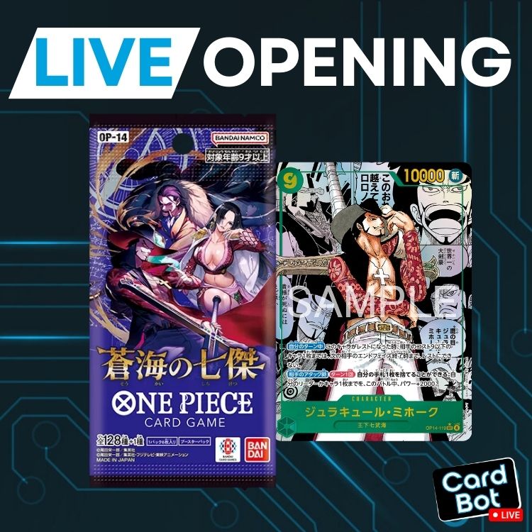 LIVE OPENING - One Piece Card Game The Azure Sea's Seven OP-14 (Japanese)