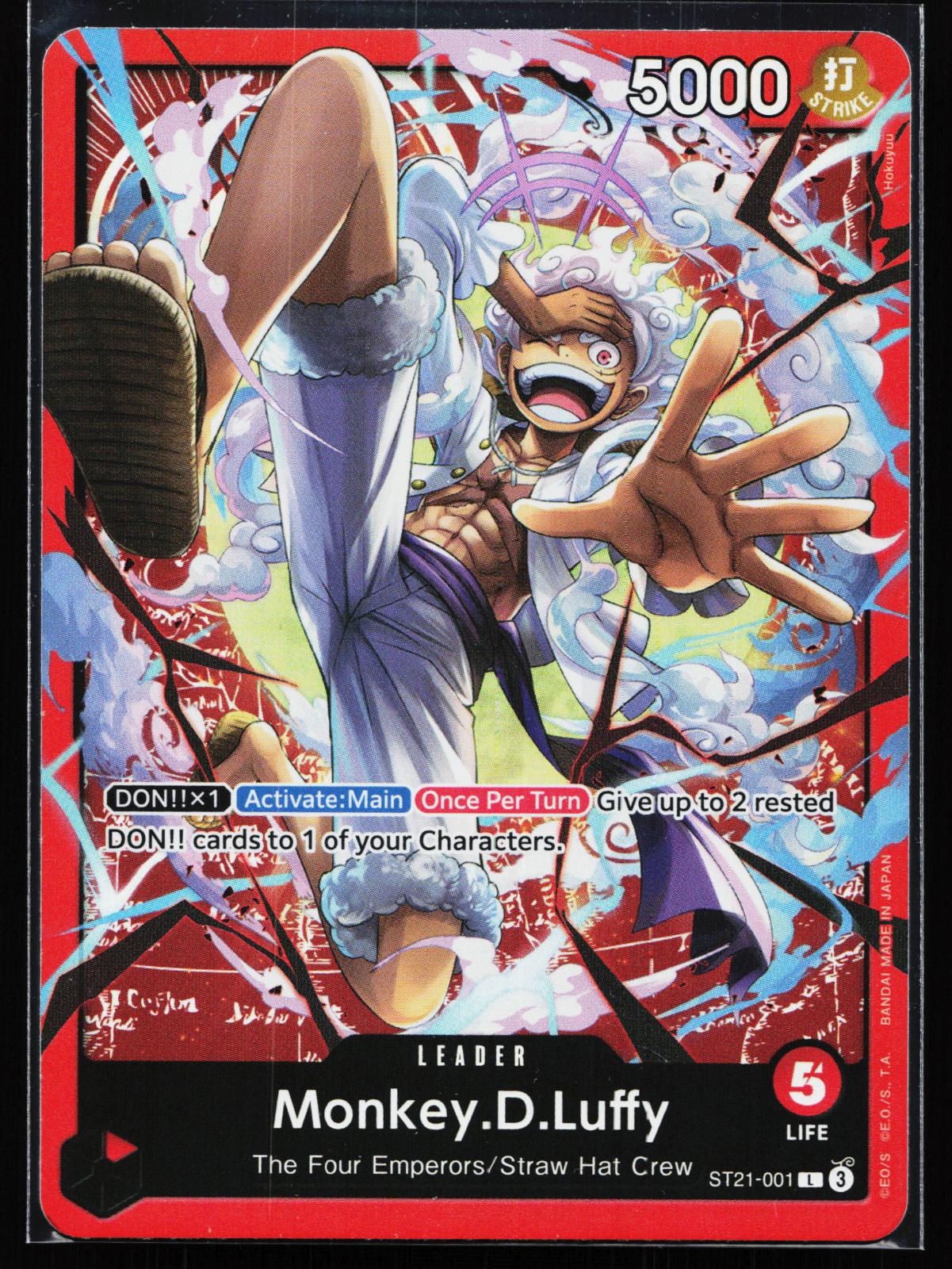 Starter Deck EX: Gear 5 ST21-001 Monkey.D.Luffy (001) Leader