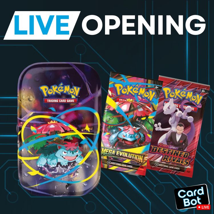 LIVE OPENING - Pokémon TCG Mega Heroes Mini Tin (Assorted)