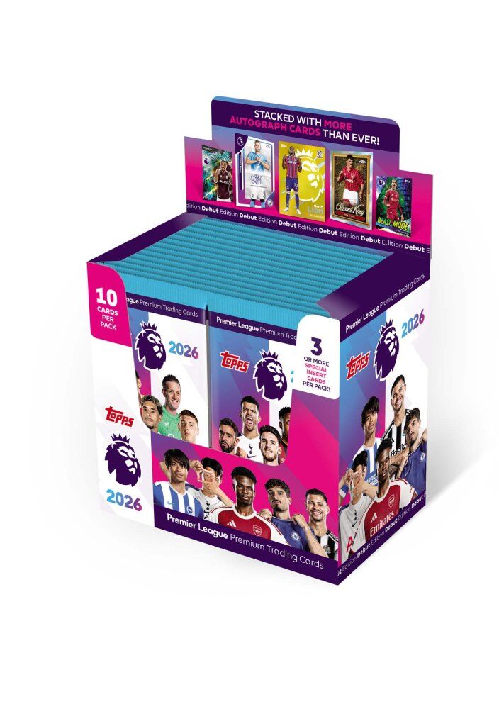 2026 Topps EPL Premier League Soccer Booster Box