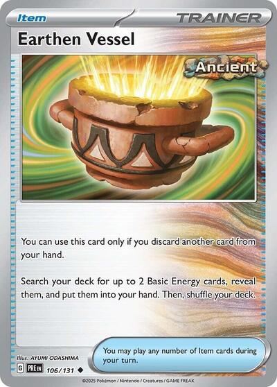 Scarlet & Violet Prismatic Evolutions - 106/131 Earthen Vessel Uncommon