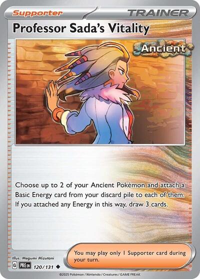 Scarlet & Violet Prismatic Evolutions - 120/131 Professor Sada's Vitality Uncommon