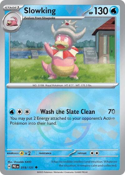 Scarlet & Violet Prismatic Evolutions - 019/131 Slowking (Poke Ball Pattern) Uncommon