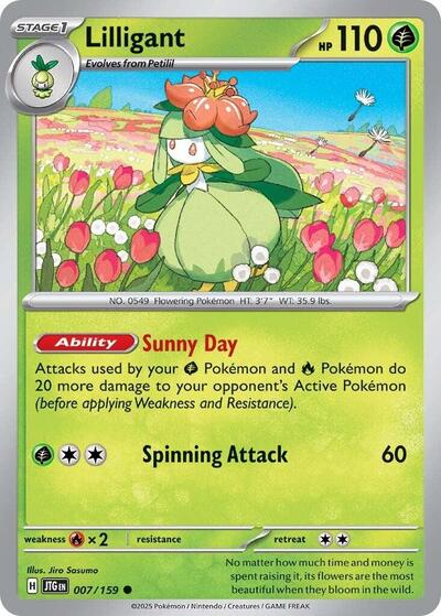 Scarlet & Violet Journey Together - 007/159 Lilligant Common