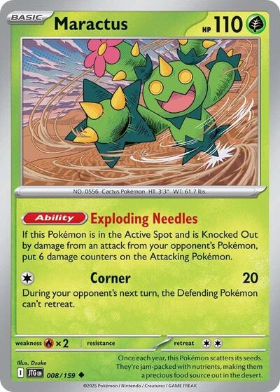 Scarlet & Violet Journey Together - 008/159 Maractus Uncommon