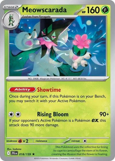 Scarlet & Violet Journey Together - 018/159 Meowscarada Holo Rare