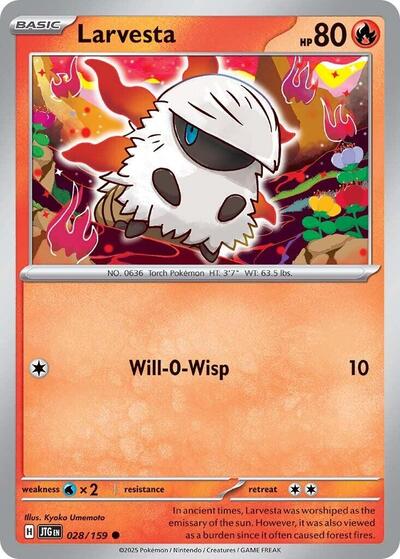 Scarlet & Violet Journey Together - 028/159 Larvesta Common