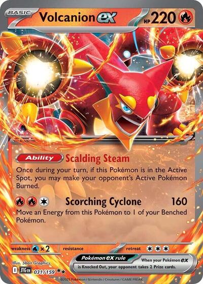 Scarlet & Violet Journey Together - 031/159 Volcanion ex Double Rare