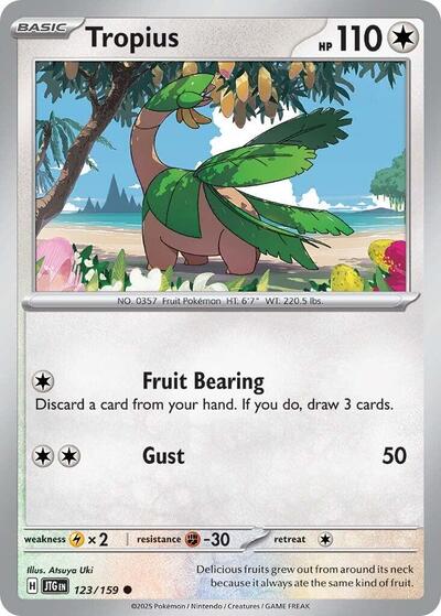 Scarlet & Violet Journey Together - 123/159 Tropius Common