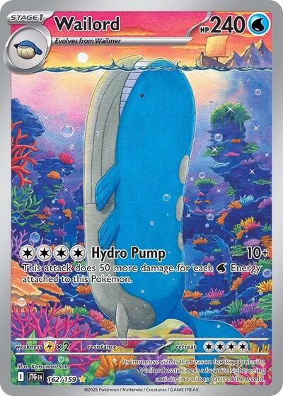 Scarlet & Violet Journey Together - 162/159 Wailord Illustration Rare