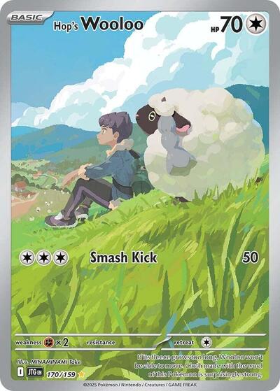 Scarlet & Violet Journey Together - 170/159 Hop's Wooloo Illustration Rare