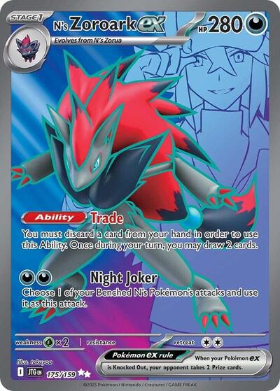 Scarlet & Violet Journey Together - 175/159 N's Zoroark ex Ultra Rare