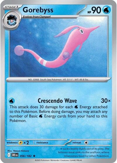 Scarlet & Violet Destined Rivals - 056/182 Gorebyss Rare