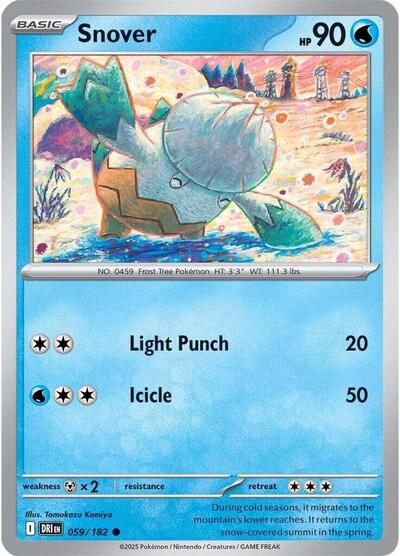 Scarlet & Violet Destined Rivals - 059/182 Snover Common