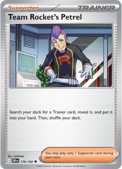 Scarlet & Violet Destined Rivals - 176/182 Team Rocket's Petrel Uncommon