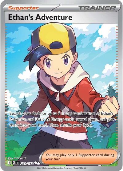 Scarlet & Violet Destined Rivals - 221/182 Ethan's Adventure Ultra Rare