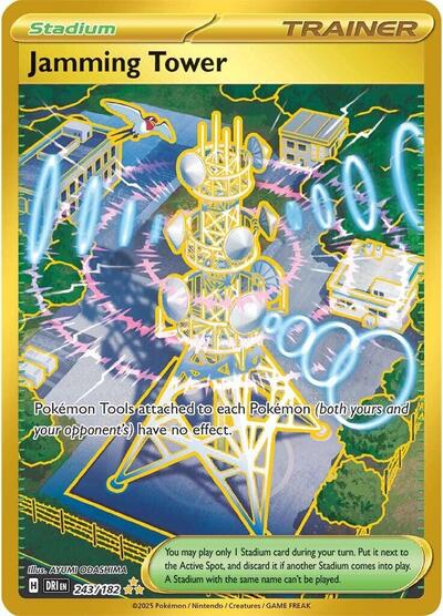 Scarlet & Violet Destined Rivals - 243/182 Jamming Tower Hyper Rare