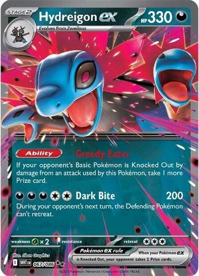 Scarlet & Violet White Flare - 067/086 Hydreigon ex Double Rare