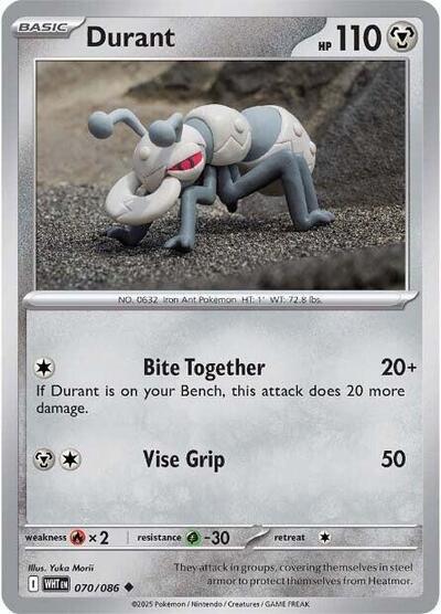 Scarlet & Violet White Flare - 070/086 Durant Uncommon