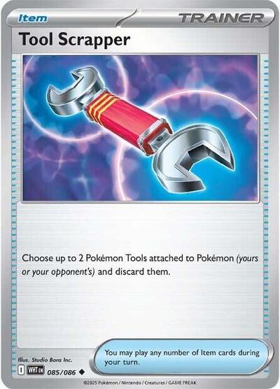 Scarlet & Violet White Flare - 085/086 Tool Scrapper Uncommon