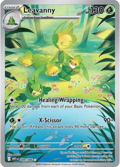 Scarlet & Violet White Flare - 089/086 Leavanny Illustration Rare
