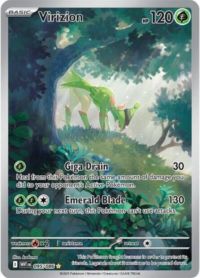 Scarlet & Violet White Flare - 095/086 Virizion Illustration Rare