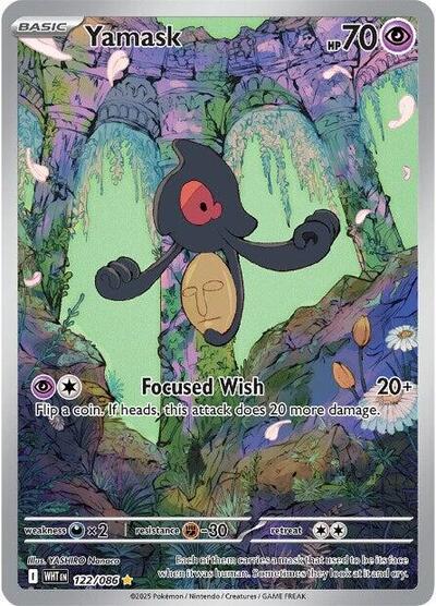 Scarlet & Violet White Flare - 122/086 Yamask Illustration Rare