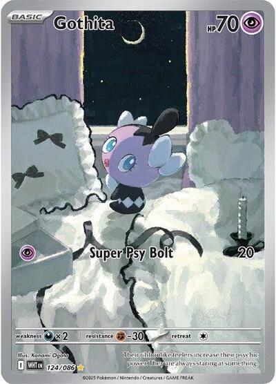 Scarlet & Violet White Flare - 124/086 Gothita Illustration Rare