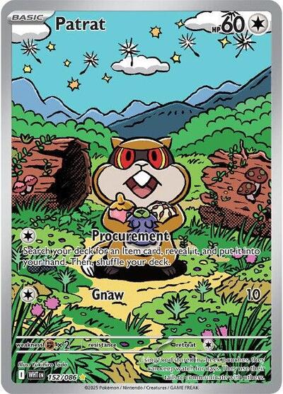 Scarlet & Violet White Flare - 152/086 Patrat Illustration Rare