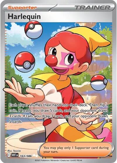 Scarlet & Violet White Flare - 163/086 Harlequin Ultra Rare