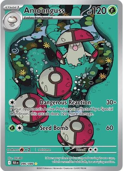 Scarlet & Violet Black Bolt - 096/086 Amoonguss Illustration Rare