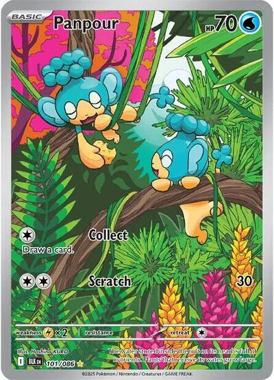 Scarlet & Violet Black Bolt - 101/086 Panpour Illustration Rare