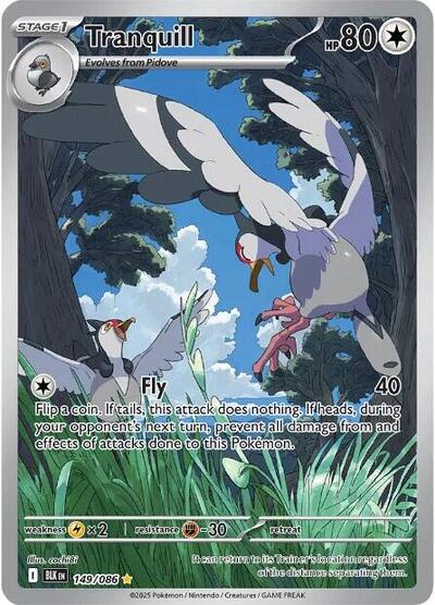 Scarlet & Violet Black Bolt - 149/086 Tranquill Illustration Rare