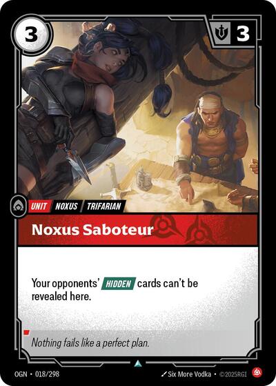 Riftbound - Origins - 018/298 Noxus Saboteur Uncommon
