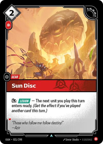 Riftbound - Origins - 021/298 Sun Disc Uncommon