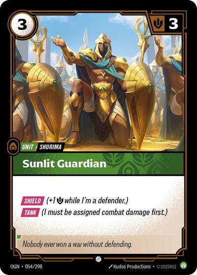 Riftbound - Origins - 054/298 Sunlit Guardian Common