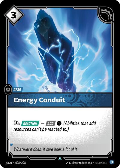 Riftbound - Origins - 098/298 Energy Conduit Uncommon
