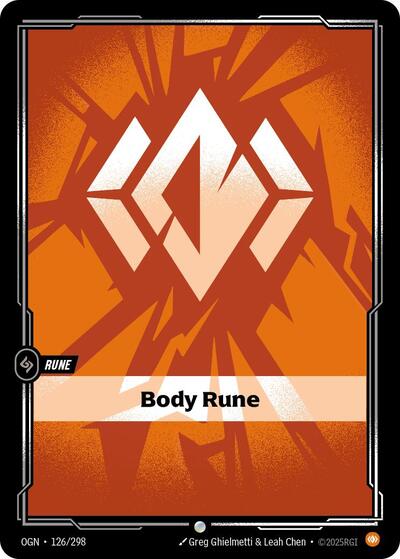 Riftbound - Origins - 126/298 Body Rune Common