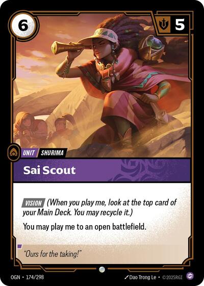 Riftbound - Origins - 174/298 Sai Scout Common