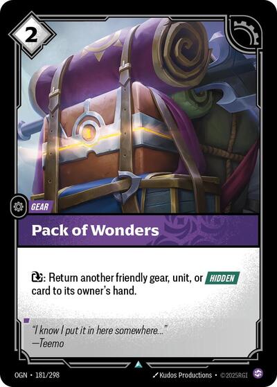 Riftbound - Origins - 181/298 Pack of Wonders Uncommon