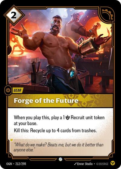 Riftbound - Origins - 212/298 Forge of the Future Common