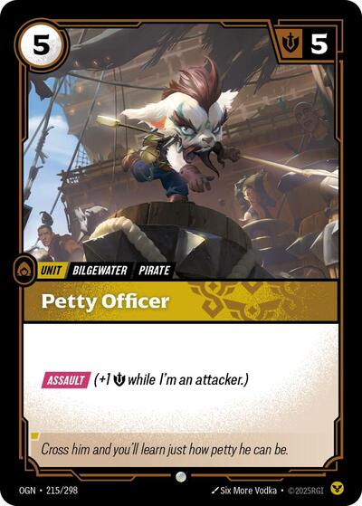 Riftbound - Origins - 215/298 Petty Officer Common