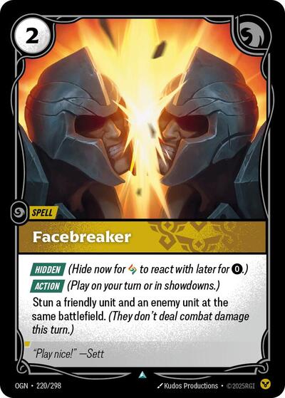 Riftbound - Origins - 220/298 Facebreaker Uncommon