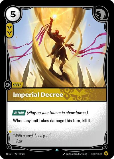 Riftbound - Origins - 221/298 Imperial Decree Uncommon