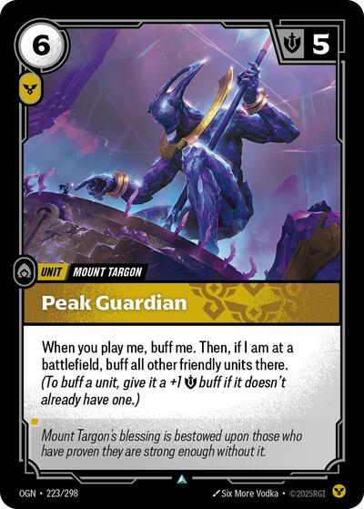 Riftbound - Origins - 223/298 Peak Guardian Uncommon