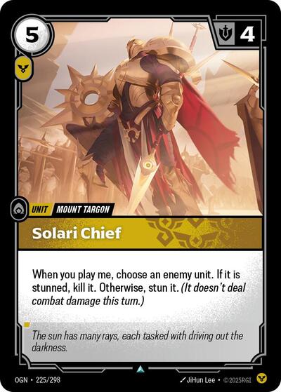 Riftbound - Origins - 225/298 Solari Chief Uncommon