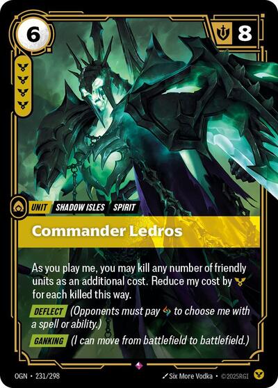 Riftbound - Origins - 231/298 Commander Ledros Rare