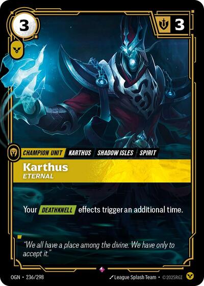 Riftbound - Origins - 236/298 Karthus - Eternal Rare