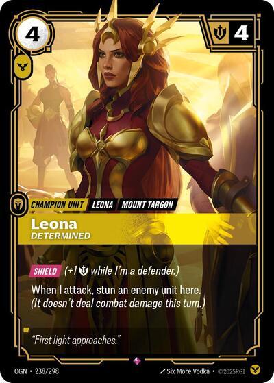 Riftbound - Origins - 238/298 Leona - Determined Rare